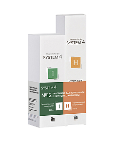 Sim Sensitive System 4 - Программа №12 для нормальной и жирной кожи головы 250 мл + 150 мл